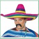 Sombrero messicano cappello multicolore adulto fiesta