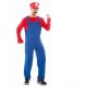 Costume Mario Fontaniere Luigi uomo 