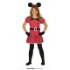 Costume minnie Topolina bambino vestito rosso a pois 