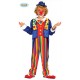 Costume da Pagliaccio Bambino vestito clown del circo multicolore