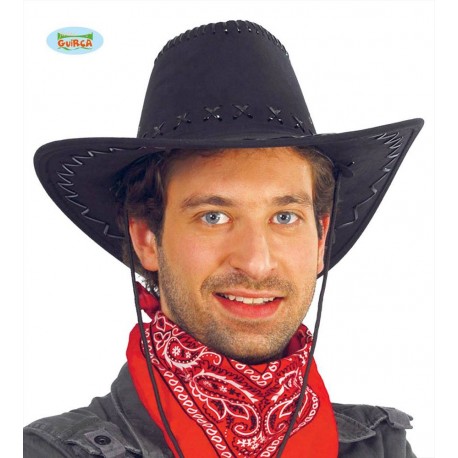 CAPPELLO COW BOY NERO CARNEVALE