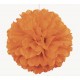 Decorazione Puff ball arancione