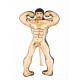 Uomo gonfiabile bambolo cm 30