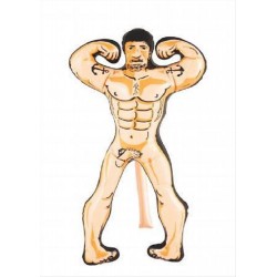 Uomo gonfiabile bambolo cm 30