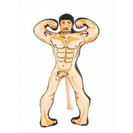 Uomo gonfiabile bambolo cm 30