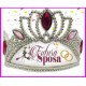 Corona Futura sposa tiara gadget addio nubilato