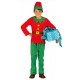 Costume Elfo bambino aiutante di Babbo Natale