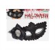 Maschera nera con glitter sexy mascherina veneziana con teschio