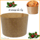 Stampo panettone 10 pz da 1 kg alto forma