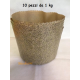 Stampo panettone 10 pz da 1 kg alto forma
