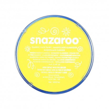  Snazaroo colori truccabimbi  per il viso giallo brillante18ML make up face paint carnevale