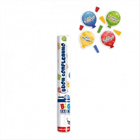 Sparacoriandoli buon compleanno tubo cannone