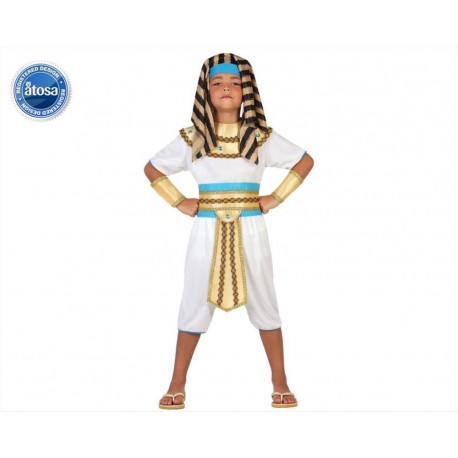 COSTUME EGIZIANO BAMBINO 5/6 ANNI CARNEVALE 