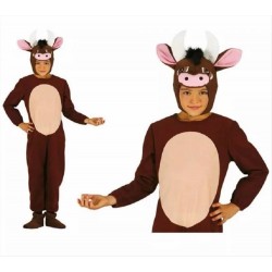 Costume bue bambino vestito animale recita natalilzia presepe