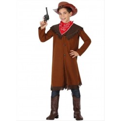 Costume cowboy bambino taglia 3/4 anni