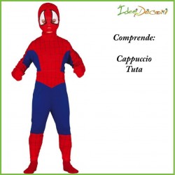 Costume spiderman bambino uomo ragno supereroe