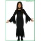 Costume Mortisia Addam strega nero bambina