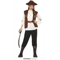 Costume piratessa corsara ragazza PIRATA