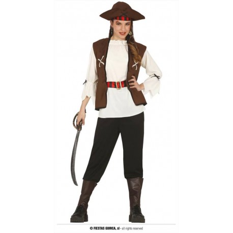 Costume piratessa corsara ragazza PIRATA