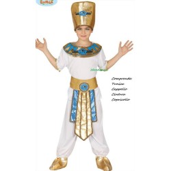 Costume egiziano bambino vestito storico faraone