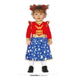 Costume super eroina neonata bambina