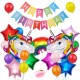 Palloncini unicorno per compleanno kit fai da te con festone 