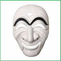 Maschera bianca korea  in plastica rigida