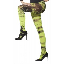 CALZE COLLANT STAMPA VERDI  HALLOWEEN CARNEVALE