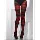CALZE COLLANT STAMPA ROSSA  HALLOWEEN CARNEVALE