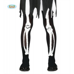 Calze collant scheletro bambina 3/6