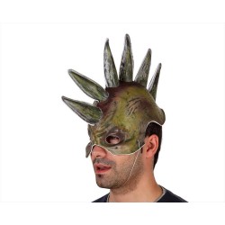 Maschera con punte da uomo mostro Halloween carnevale