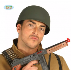 Casco militare elmetto verde soldato copricapo rigido