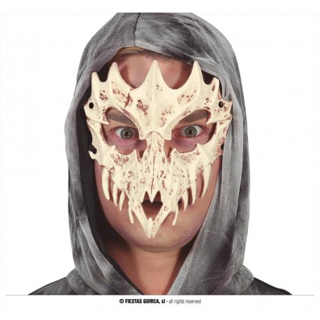 Maschera animale horror  teschio carcassa ossa in plastica