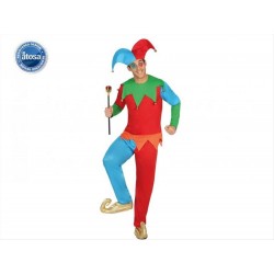 Costume Giullare Joker  Uomo Taglia M/L