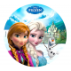 Cialda in ostia per torta personalizzabile Frozen 