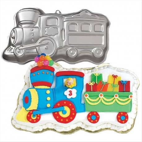 Teglia stampo torta trenino Wilton