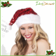 Cappello da babbo natale donna con paillettes 