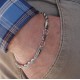 Bracciale da uomo in acciaio inox  a catena