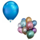 Palloncini colorati  cromati da 12" cm30 in latice metallici 