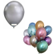 Palloncini colorati  cromati da 12" cm30 in latice metallici 