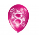 Palloncini numero otto 8 anni in lattice colori assortiti 
