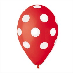 Palloncini pois rossi compleanno laurea festa  