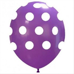 Palloncini pois viola per festa compleanno 
