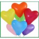 Palloncini colorati a forma cuore 12 pz San Valentino amore aria o elio