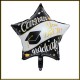 Palloncino laurea laureati  22" cm 56 addobbo festa fai da te