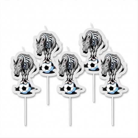 CANDELINE JUVE ZEBROTTA  5 PEZZI