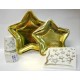 PIATTO CM 32 STELLA ORO IN CARTA 10 PEZZI
