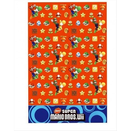 Tovaglia super mario in plastica cm 138x183
