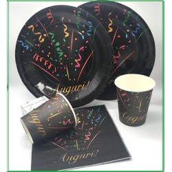 Piatti in carta per festa colorati addobbo