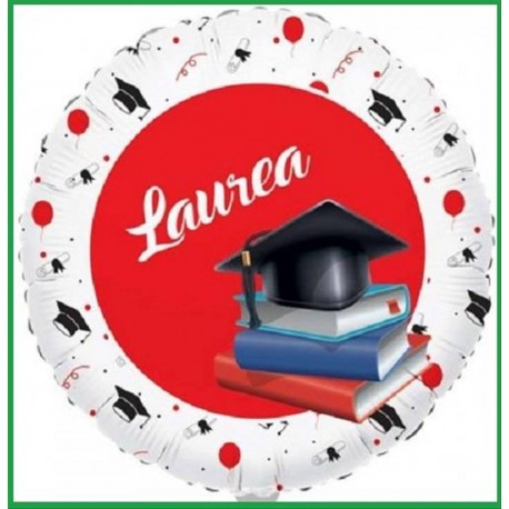 Palloncino la mia laurea 45 cm mylar aria o elio